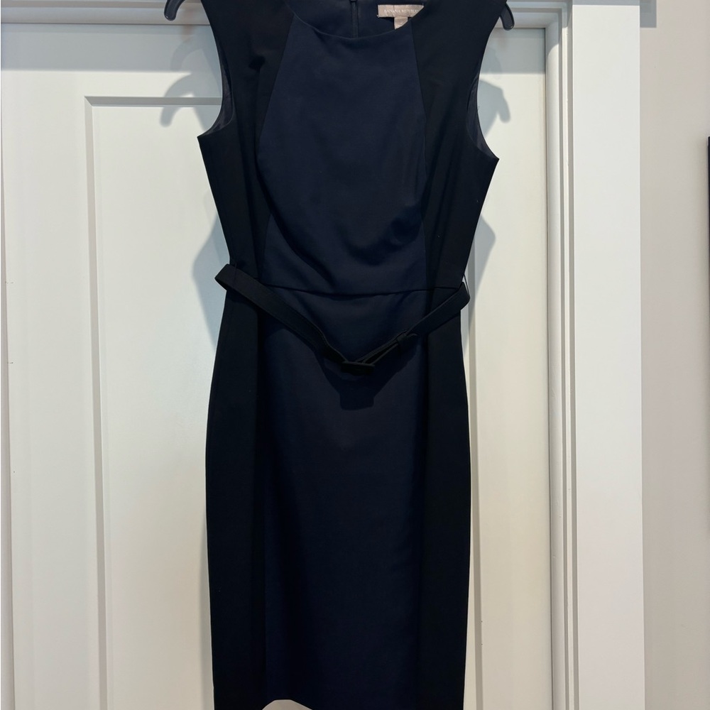Banana Republic Blue Ruched Sheath Mini Dress